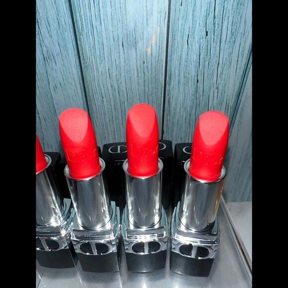 Dior Lipstick Reseller Bundle of 5! Shade 999 Red Matte - Picture 3 of 4